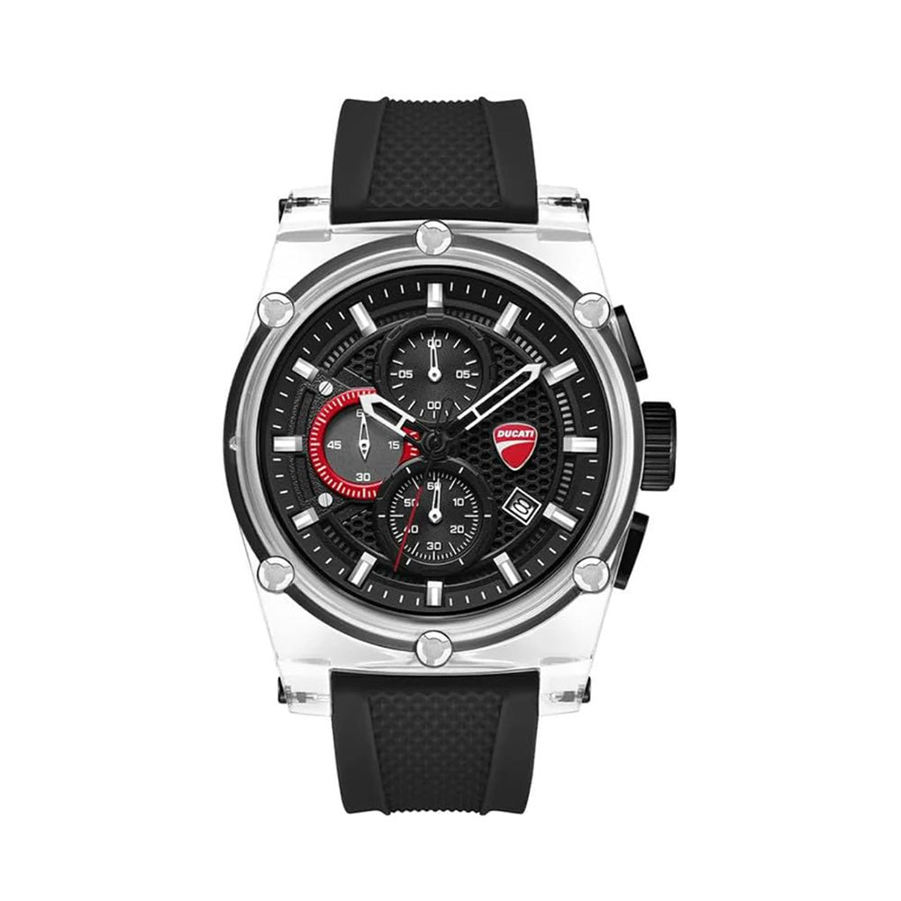 Ducati Corse Chronograph Black Dial Interchangeable Strap Watch For Men DTWGO00016X0 - Image 2