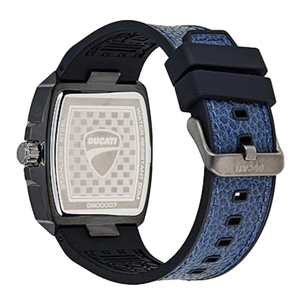 Ducati Quartz Blue Dial Leather Strap Watch For Men DTWGB0000703 - Image 3