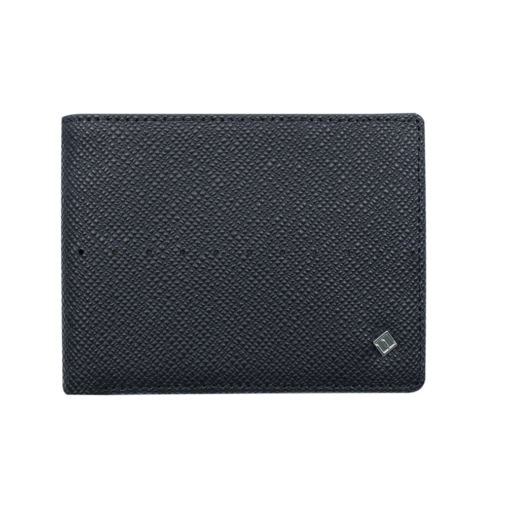 Fabian Leather Black Wallet For Men - FMW-SLG10-B