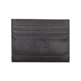 Fabian Leather Brown Card Holder For Men - FMWC-SLG40-BR