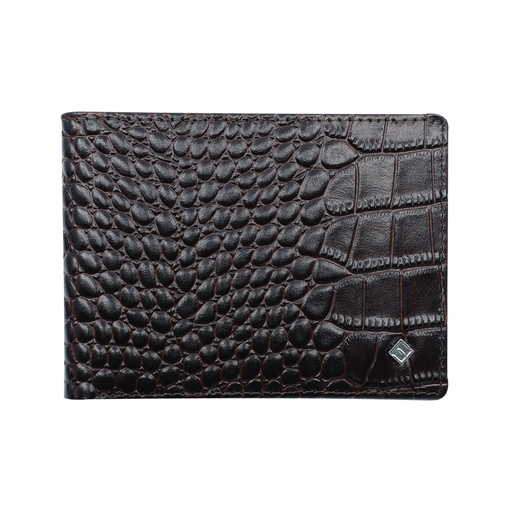 Fabian Leather Brown Wallet For Men - FMW-SLG28-BR