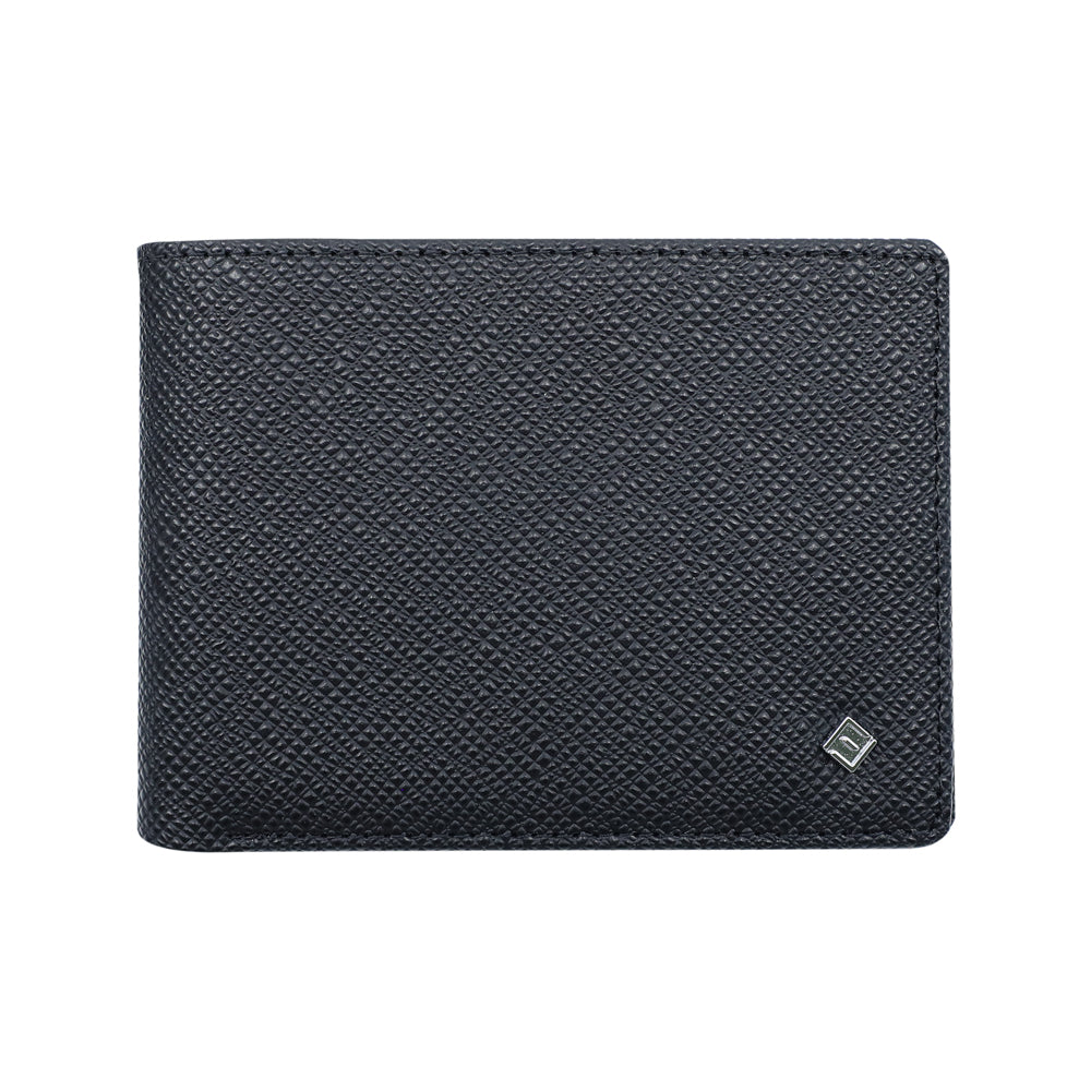 Fabian Leather Wallet Black - FMW-SLG29-B
