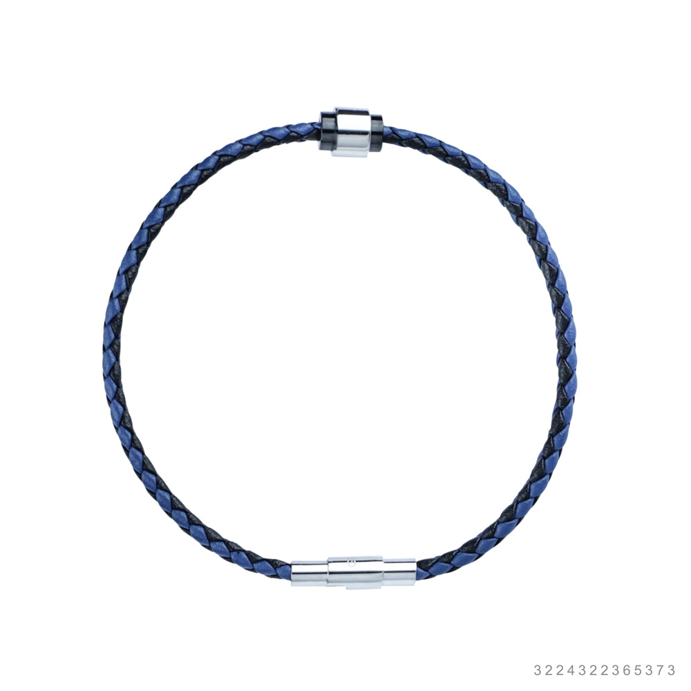 Fabian Men's Blue Black Bracelet FMB-JMYLB103-BBL - Image 4