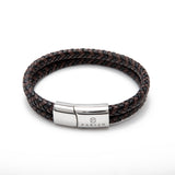 Fabian Men's Brown Black Bracelet FMB-JMYLB108-BBL - Image 3