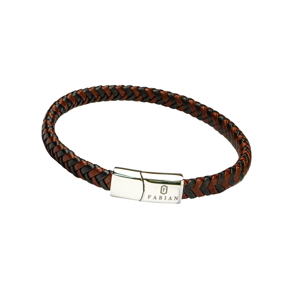 Fabian Men's Dark Red Bracelet FMB-JMYLB112-BRD - Image 3