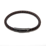 Fabian Men's Delicate Brown Black Bracelet FMB-JMYLB106-BBL - Image 3