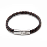Fabian Men's Delightful Brown Black Bracelet FMB-JMYLB107-BBL - Image 3