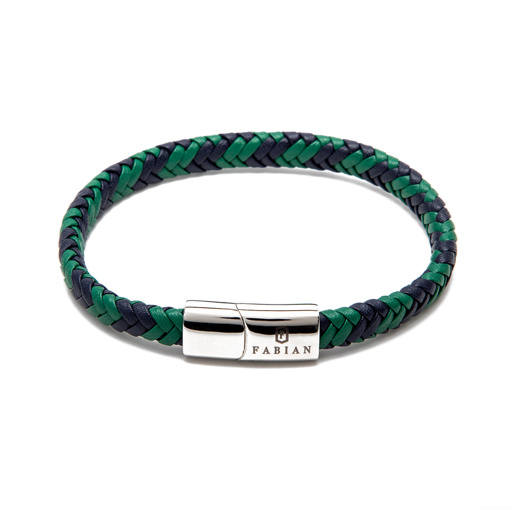 Fabian Men's Nautral Green and Black Bracelet FMB-JMYLB113-BLGR - Image 3