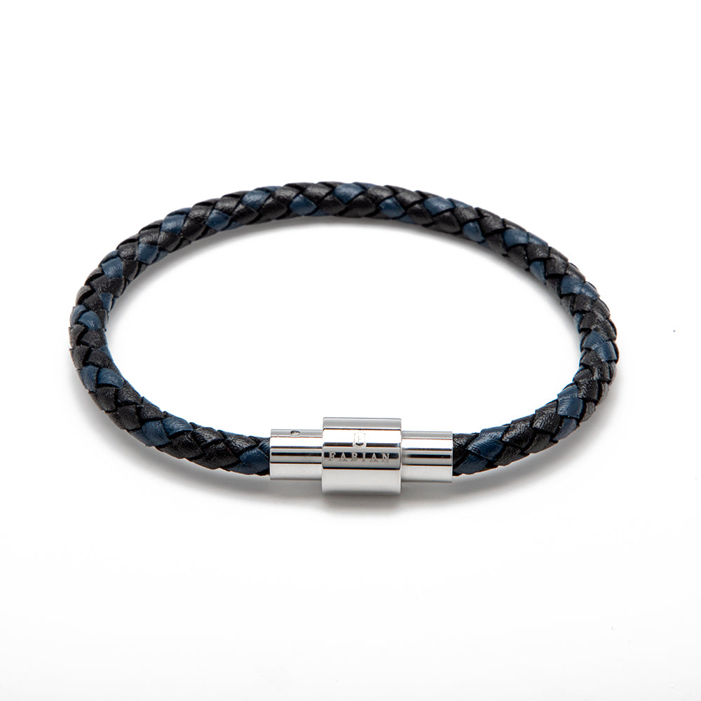 Fabian Men's Sky Blue Black Bracelet FMB-JMYLB102 - Image 3