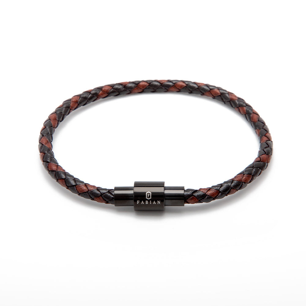 Fabian Men's Striking Black Bracelet FMB-JMYLB101-BBR19B - Image 3