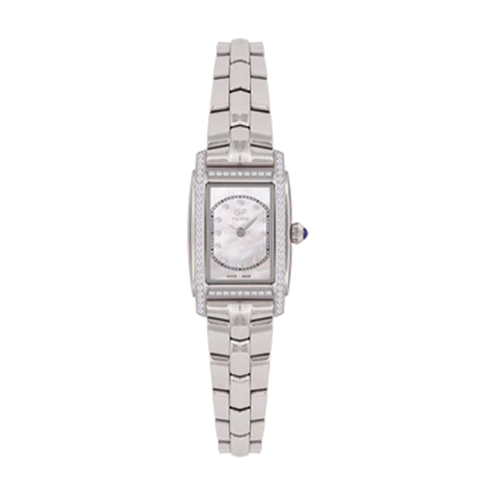 GF Ferre Women's Mother of Pearl Dial Stainless Steel Zircon Watch GFSS170089LZ