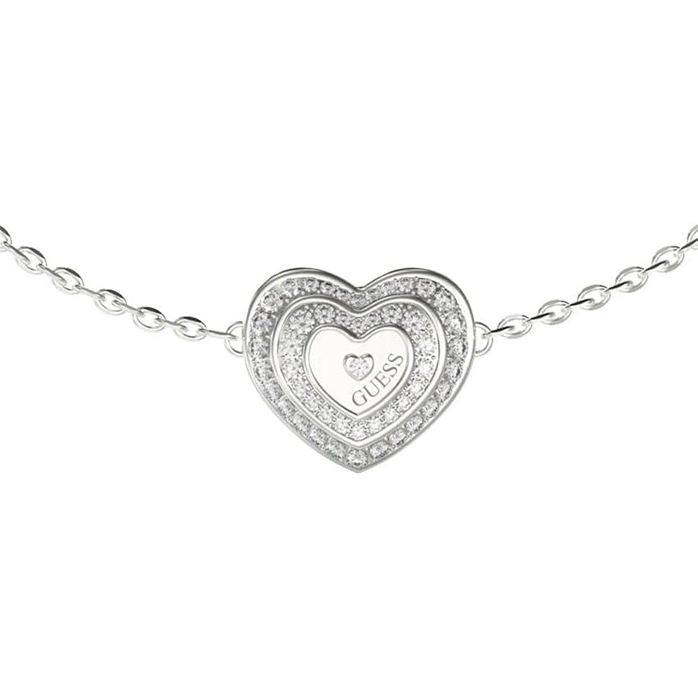 Guess Amami Silver Zirconia Bracelet For Women JUBB04031JWRHS - Image 2