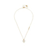 Guess Amore Gold White Heart Crystal Necklace For Women JUBN05052JWYGWHT/U