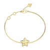 Guess Gold Symbol Charm Bracelet For Women JUBB05546JWYGL