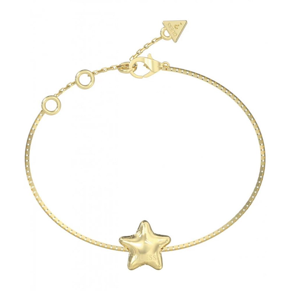 Guess Gold Symbol Charm Bracelet For Women JUBB05546JWYGL