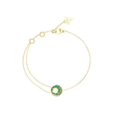 Guess Gold Tone Bamboo Style Bracelet JUBB05227JWYGGNS