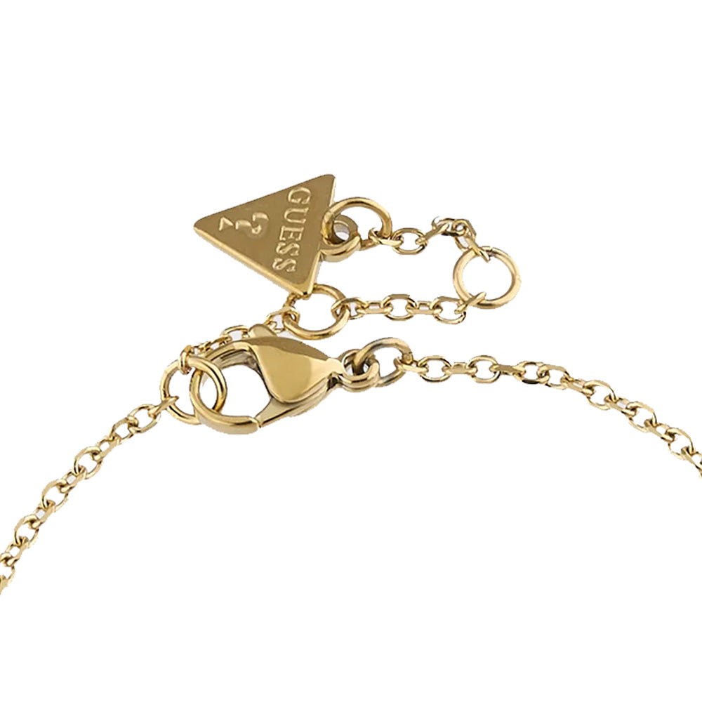Guess Heart Charm Gold Bracelet For Women JUBB05057JWYGS - Image 3