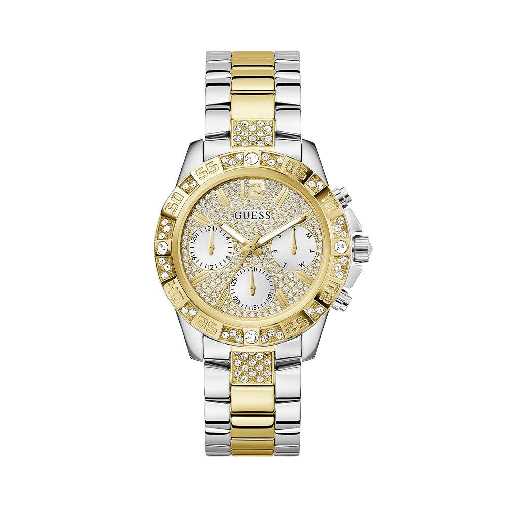 Guess Ladies 2 Tone Multi Function Watch GW0771L3