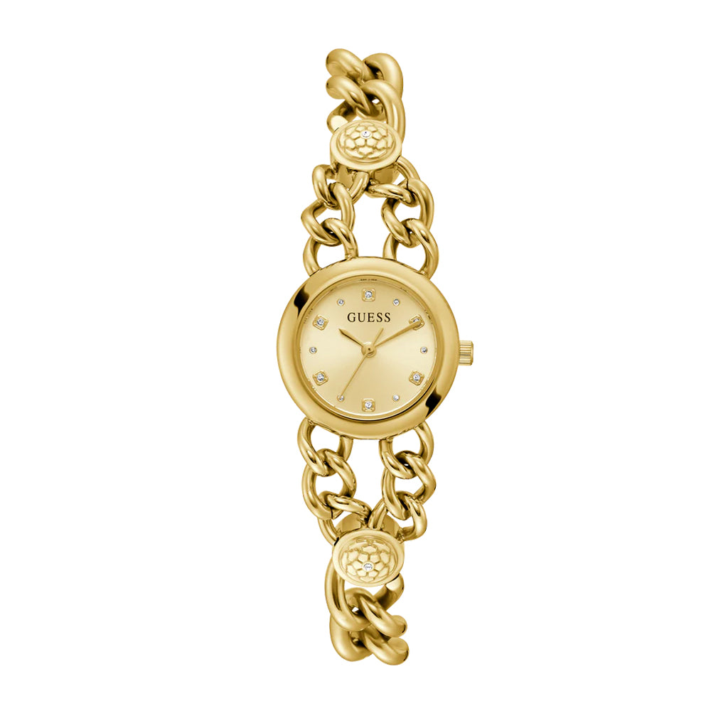 Guess Ladies Gold Tone Analog Watch GW0758L2