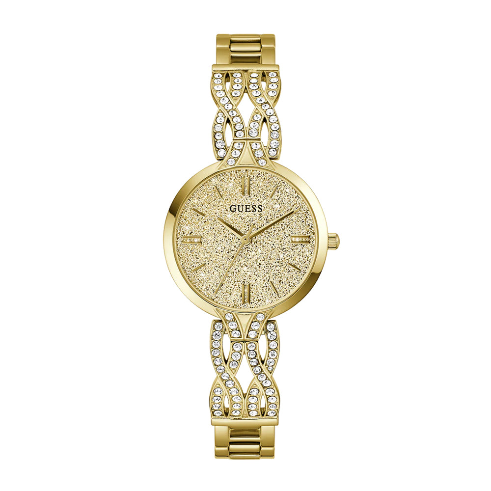 Guess Ladies Gold Tone Analog Watch GW0868L2