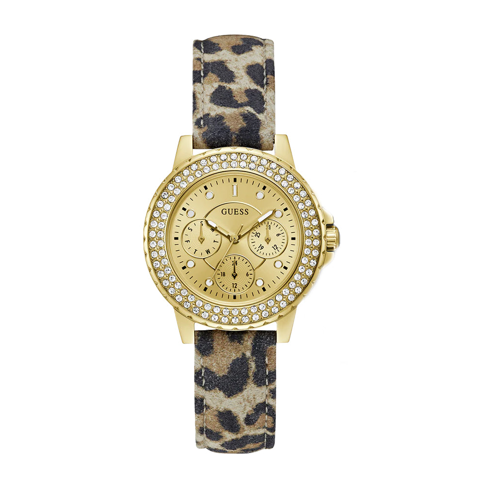 Guess Ladies Gold Tone Multi-function Watch Box Set GW0660L2