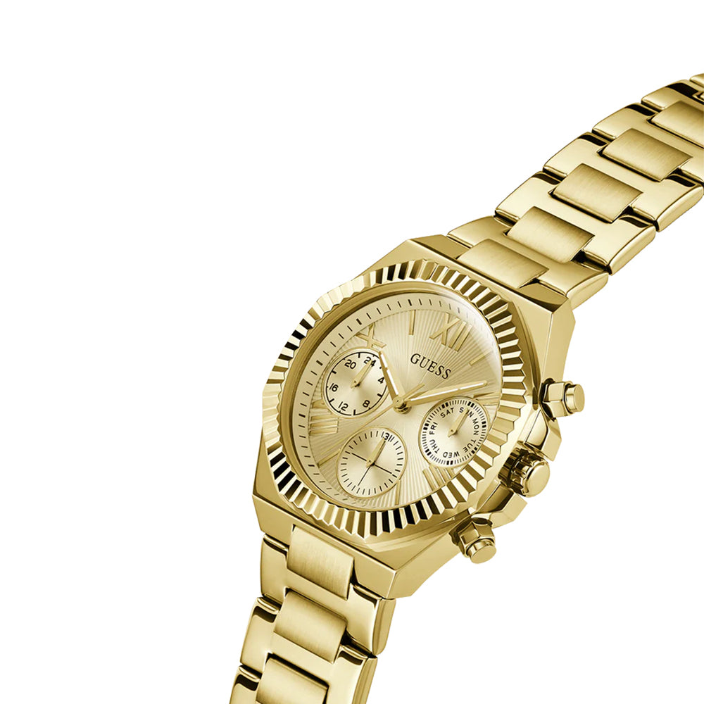Guess Ladies Gold Tone Multi-function Watch GW0769L2 - Image 2