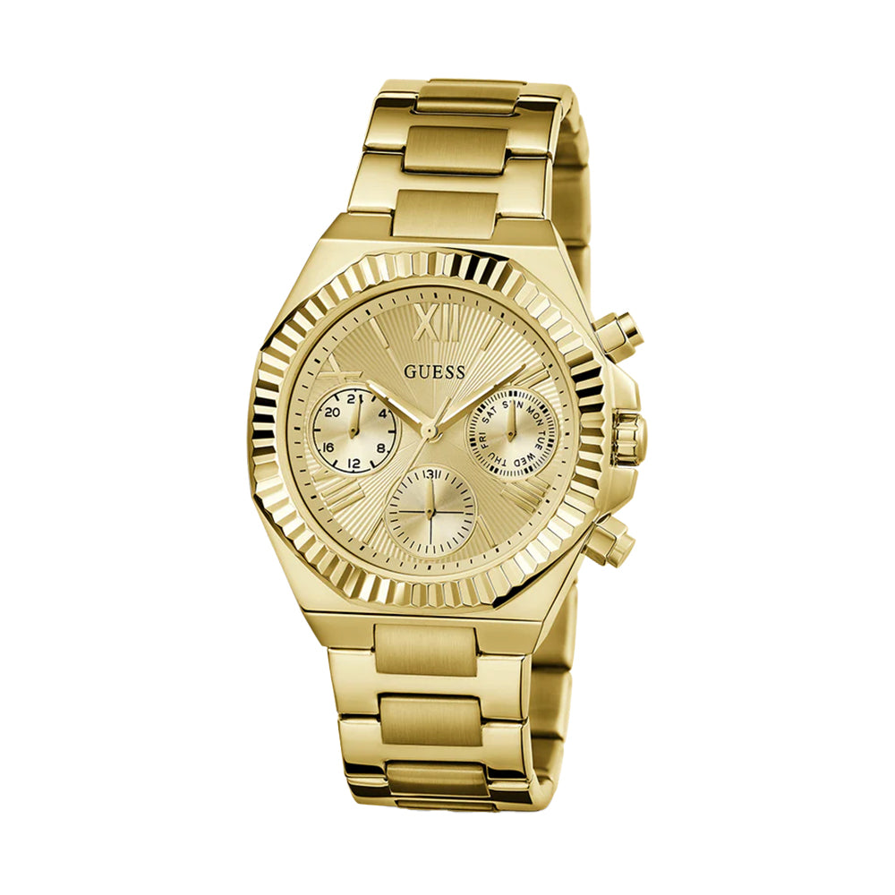 Guess Ladies Gold Tone Multi-function Watch GW0769L2 - Image 3