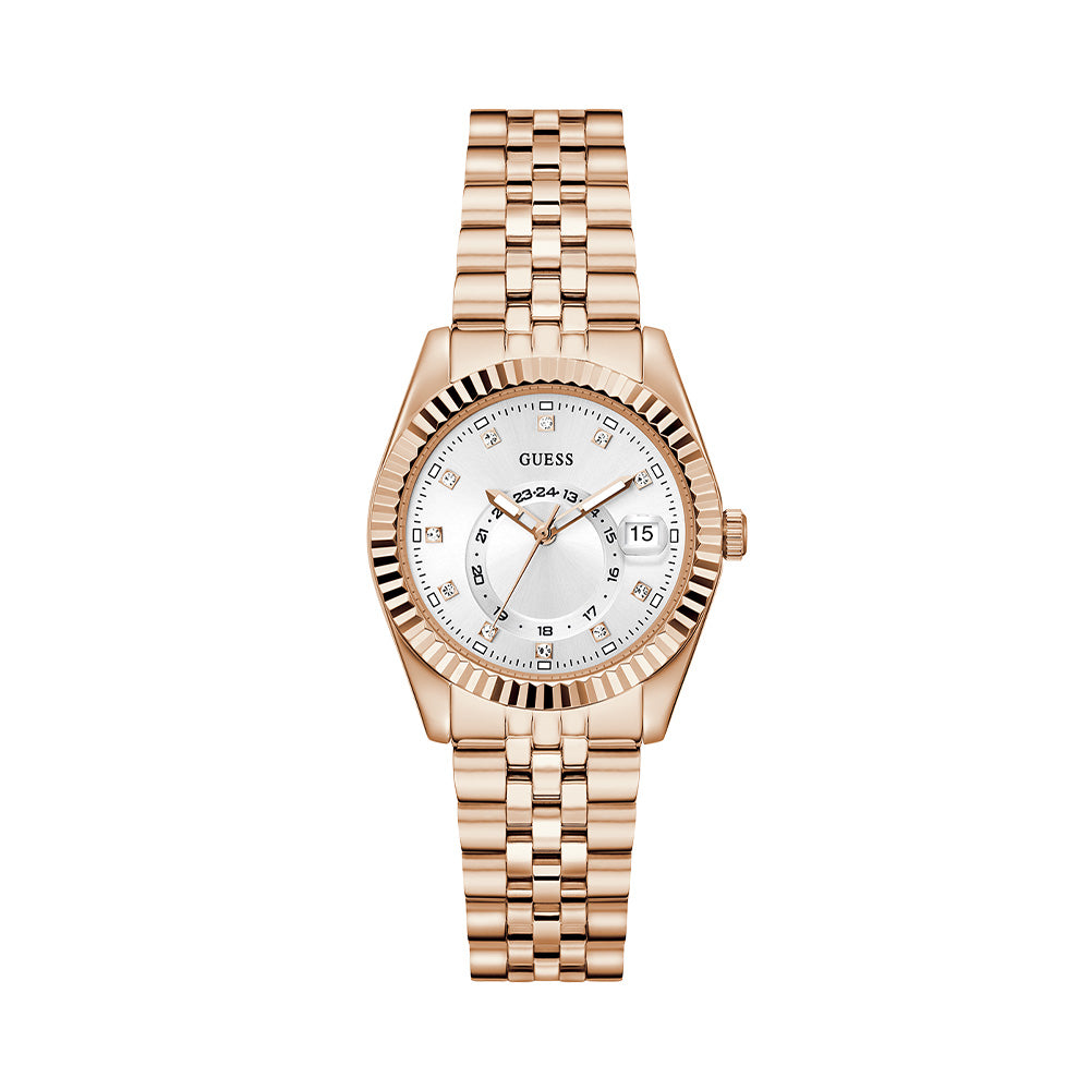 Guess Ladies Jada Rose Gold Tone Multi Function Date Watch GW0936L4