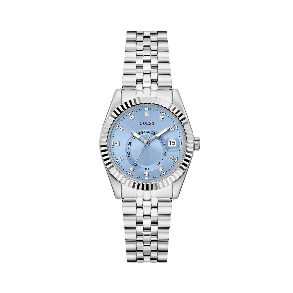 Guess Ladies Jada Silver Tone Multi Function Date Watch GW0936L1