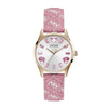 Guess Ladies Pink Rose Gold Tone Analog Watch GW0654L2