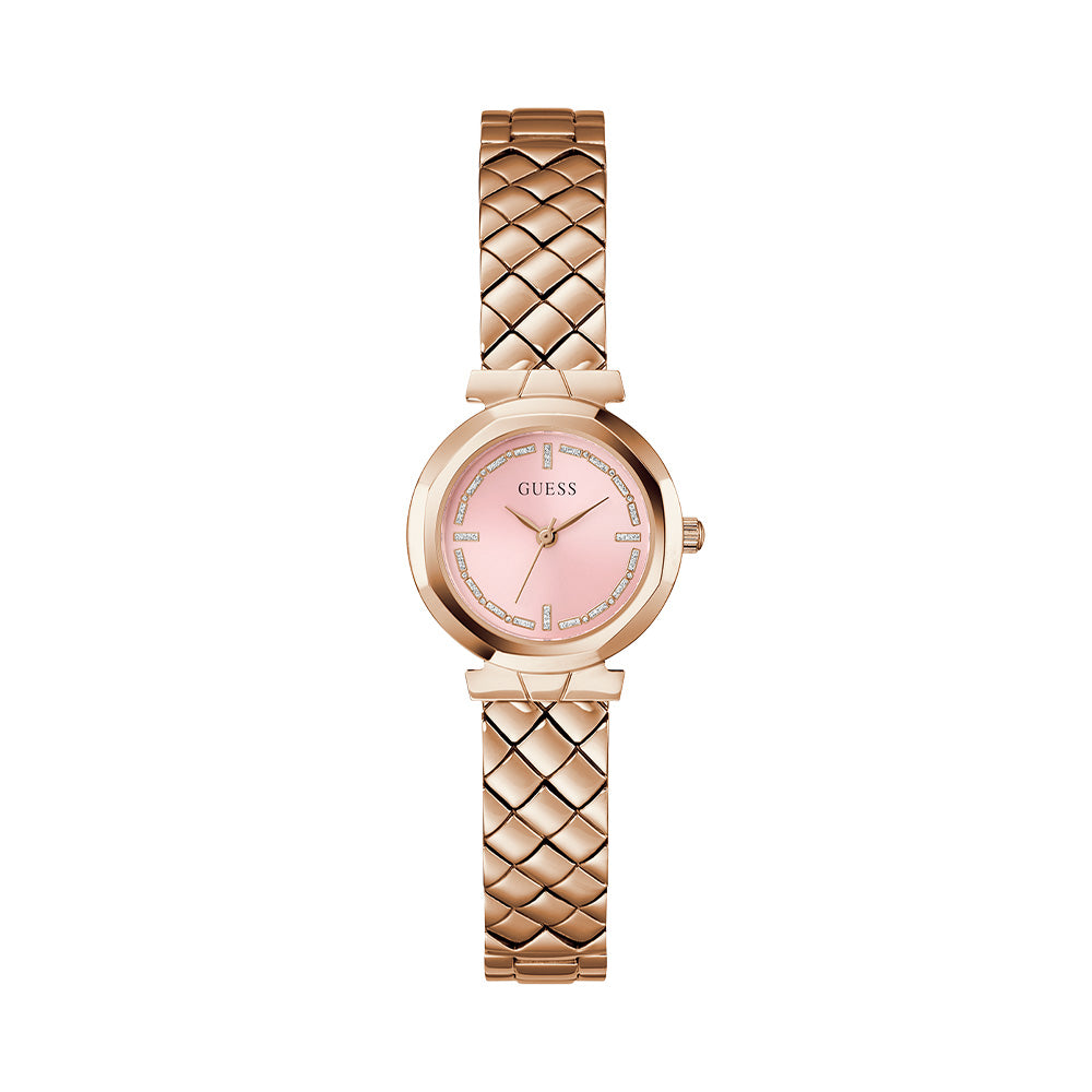Guess Ladies Rose Gold Tone Analog Watch GW0839L3