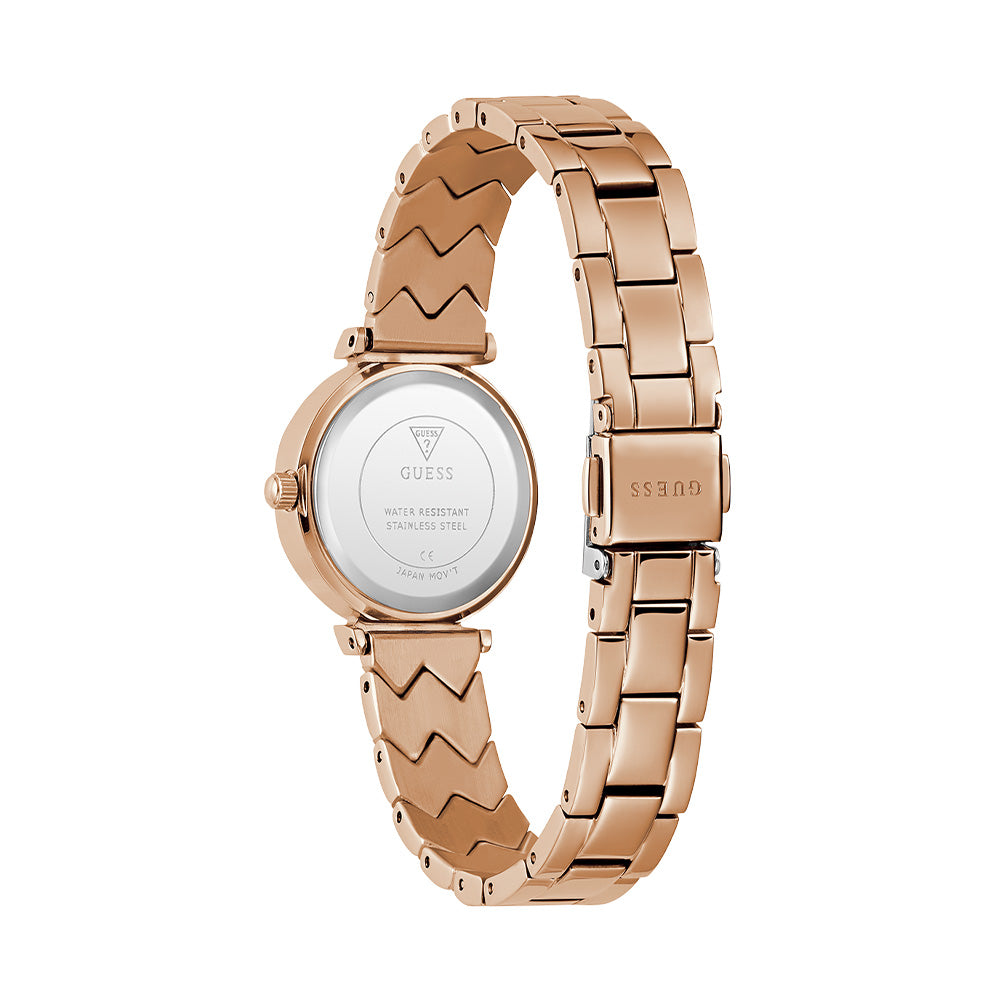 Guess Ladies Rose Gold Tone Analog Watch GW0839L3 - Image 4