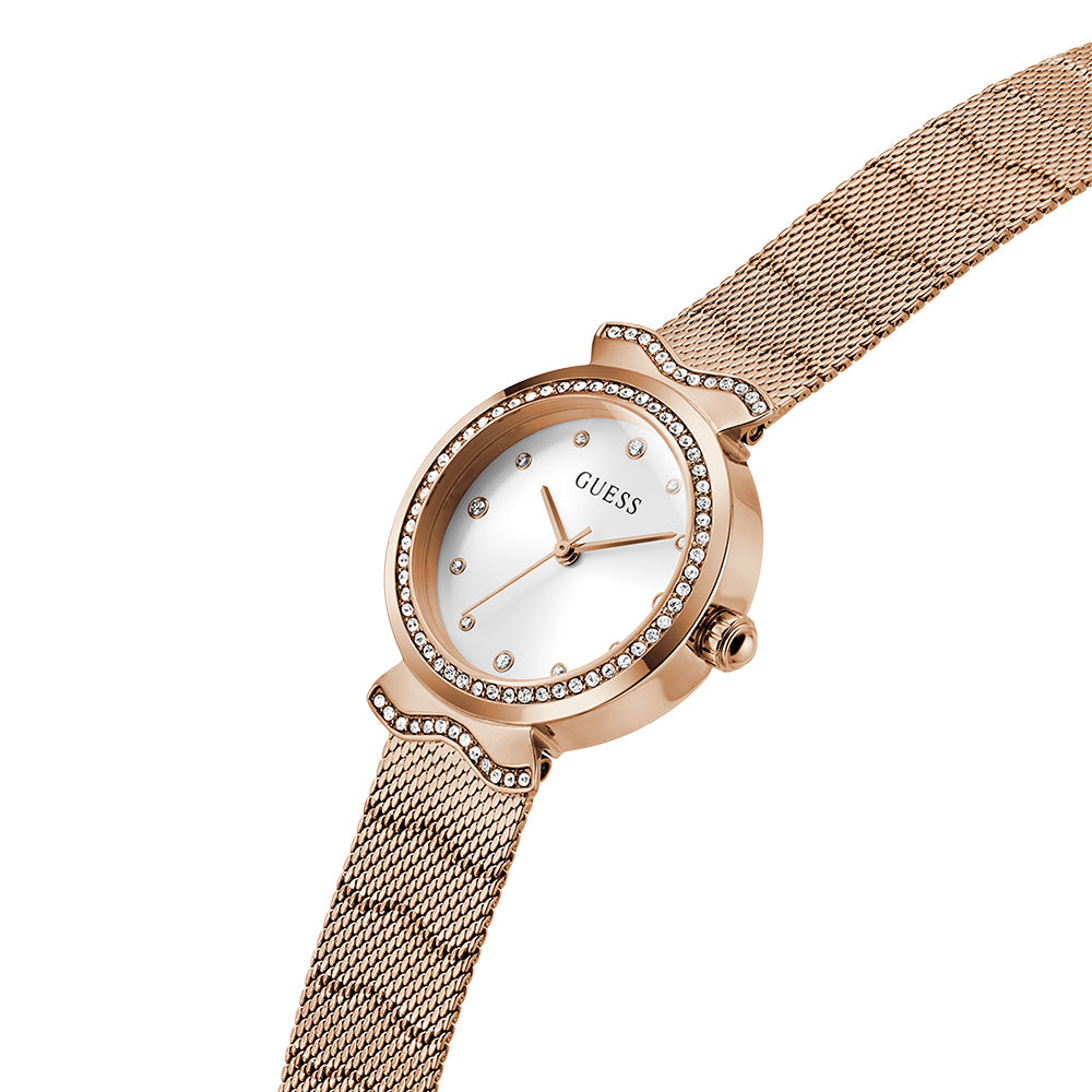 Guess Ladies Rose Gold Tone Analog Watch GW0866L3 - Image 3
