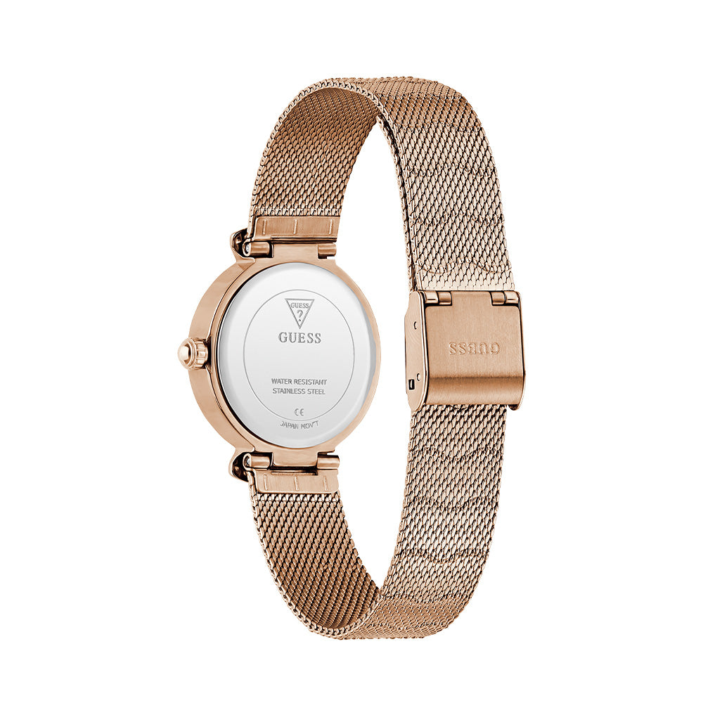 Guess Ladies Rose Gold Tone Analog Watch GW0866L3 - Image 4