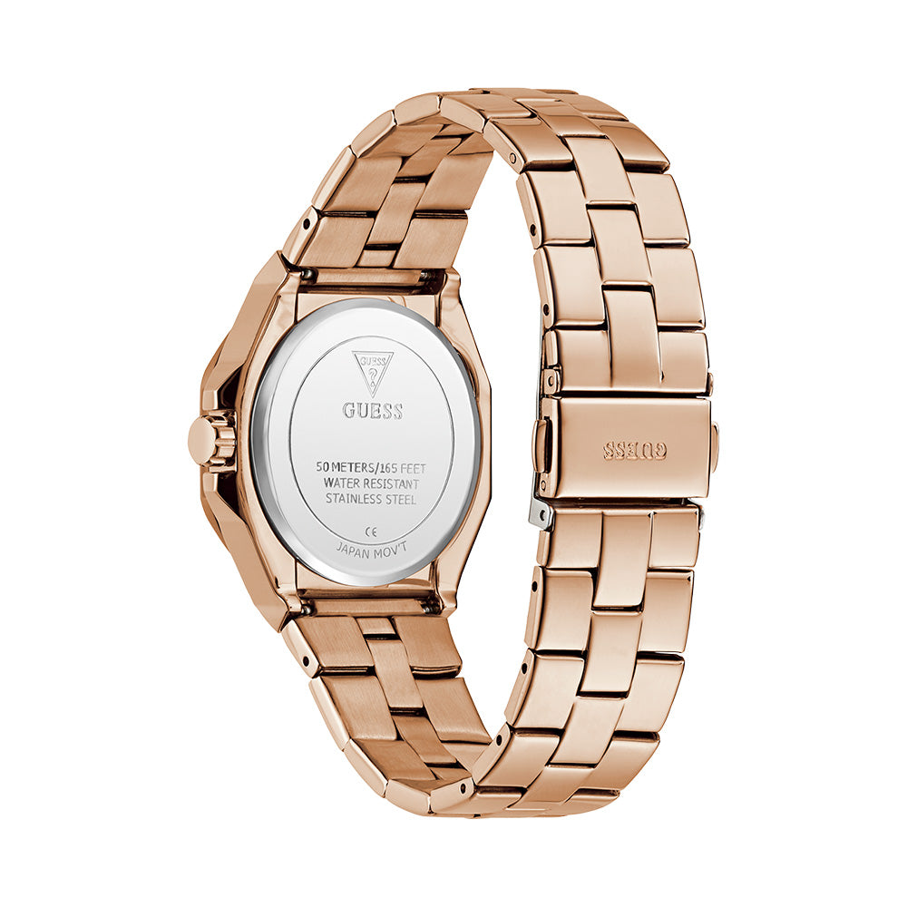 Guess Ladies Rose Gold Tone Analog Watch GW0873L3 - Image 4
