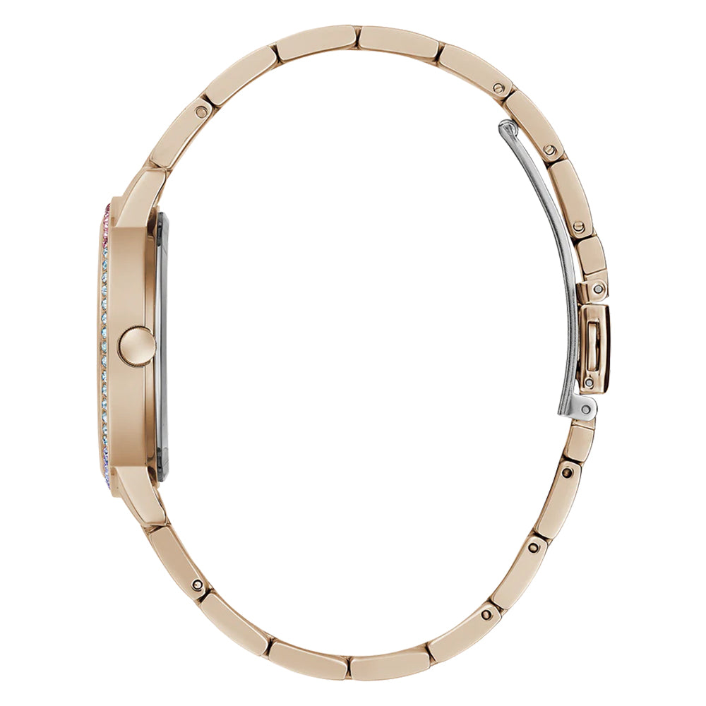 Guess Ladies Rose Gold Tone Date Watch GW0657L3 - Image 4