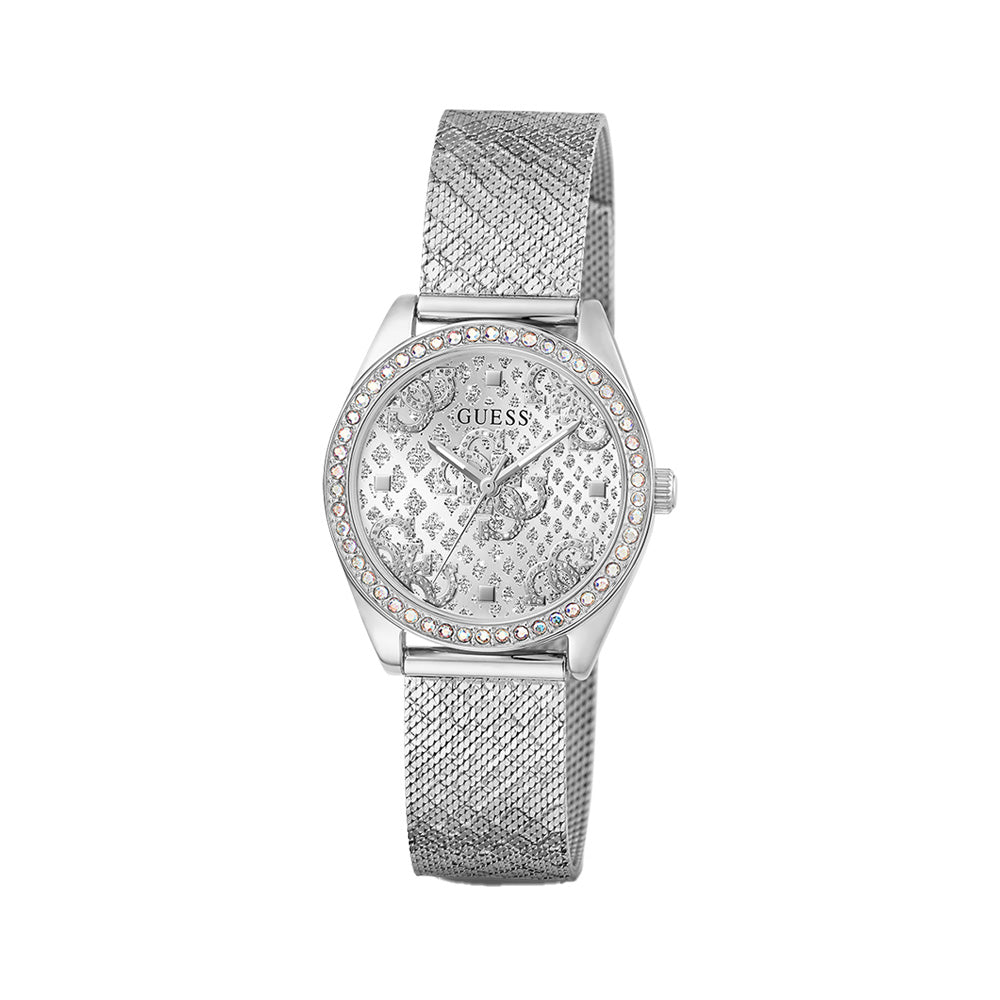Guess Ladies Silver Tone Analog Watch GW0748L1 - Image 2