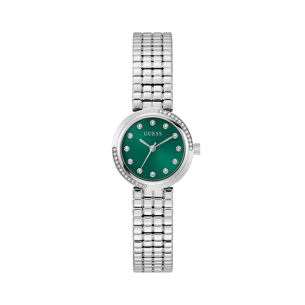 Guess Ladies Silver Tone Analog Watch GW0930L1
