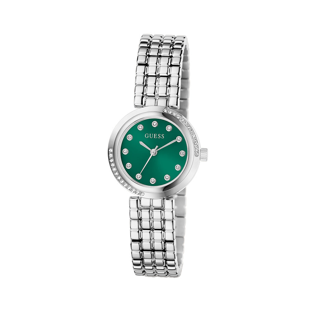 Guess Ladies Silver Tone Analog Watch GW0930L1 - Image 2