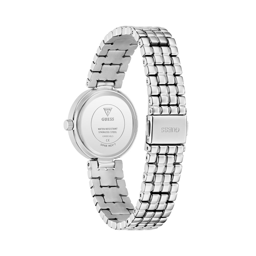 Guess Ladies Silver Tone Analog Watch GW0930L5 - Image 4