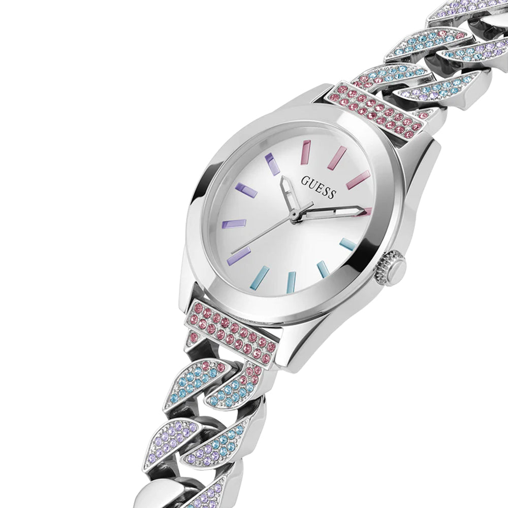 Guess Ladies Silver Tone Analog Watch GW0546L4 - Image 2