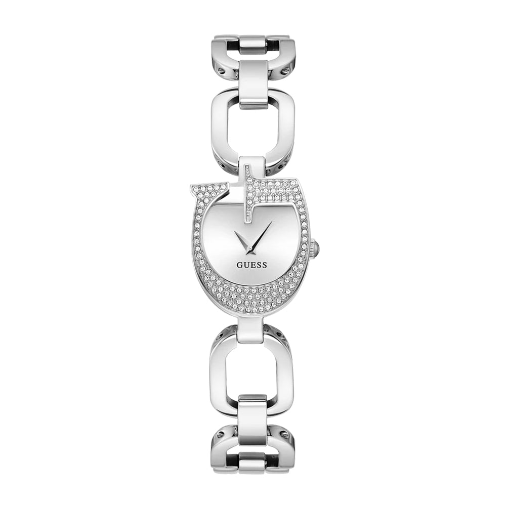 Guess Ladies Silver Tone Analog Watch GW0683L1