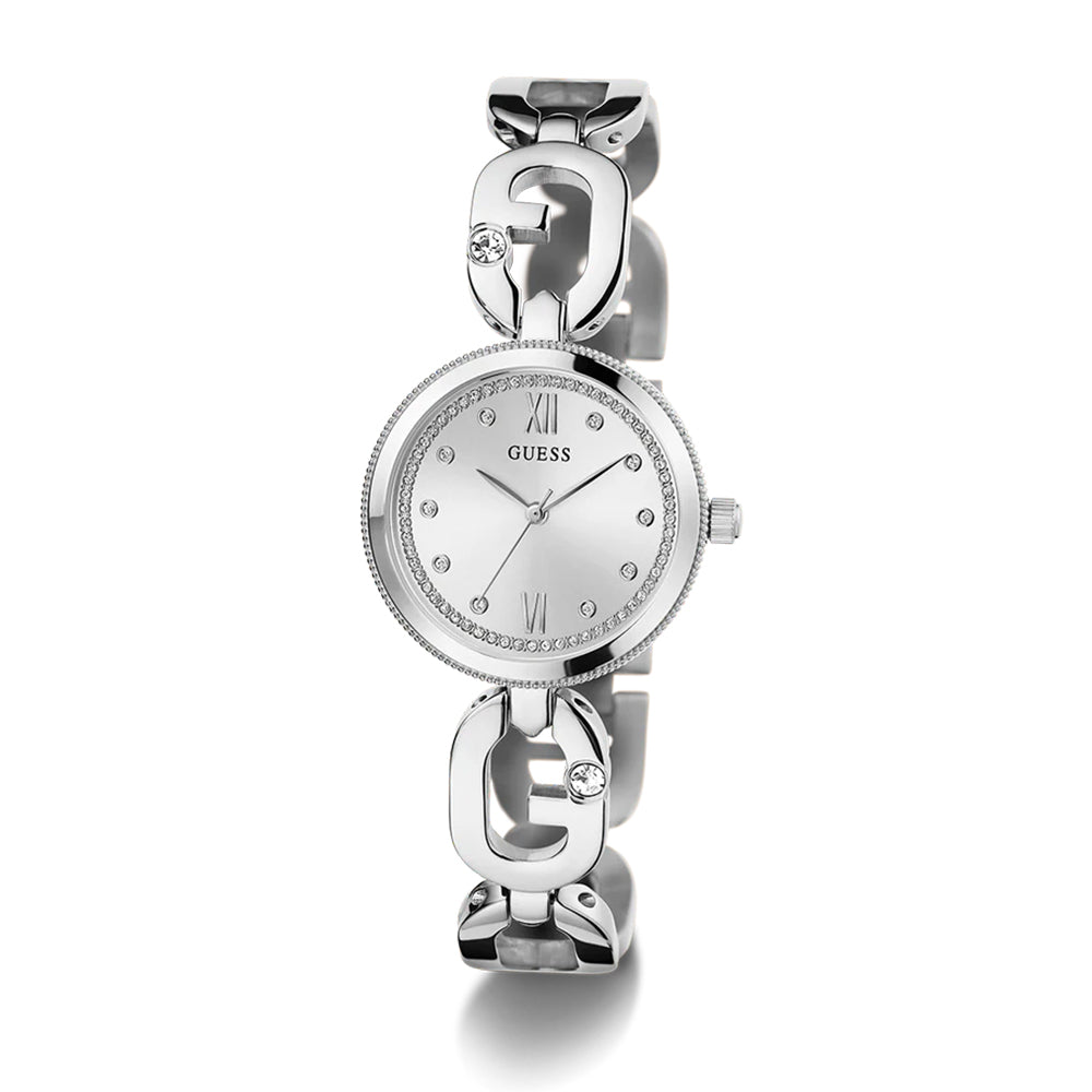 Guess Ladies Silver Tone Analog Watch GW0759L1 - Image 3
