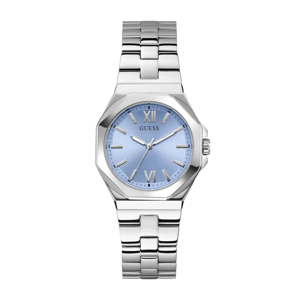 Guess Ladies Silver Tone Analog Watch GW0873L1
