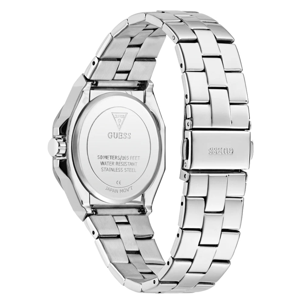 Guess Ladies Silver Tone Analog Watch GW0873L1 - Image 5