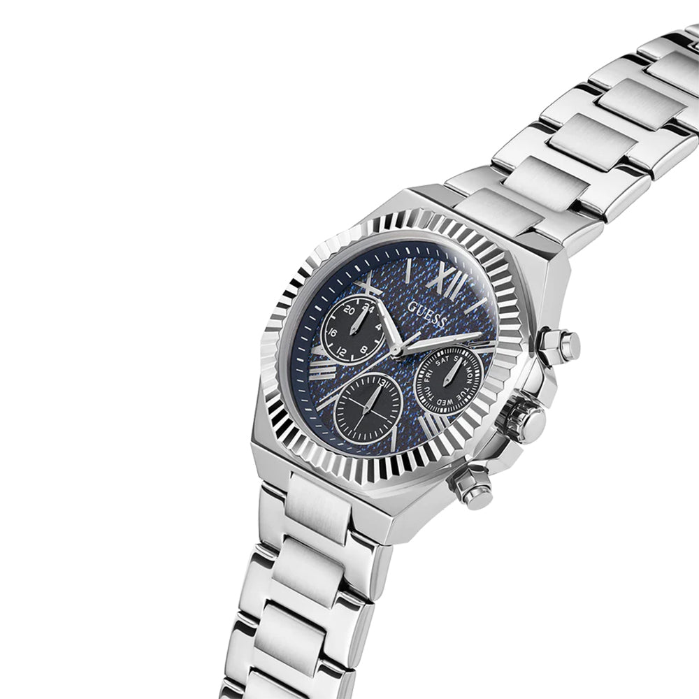 Guess Ladies Silver Tone Multi-function Watch GW0769L1 - Image 2