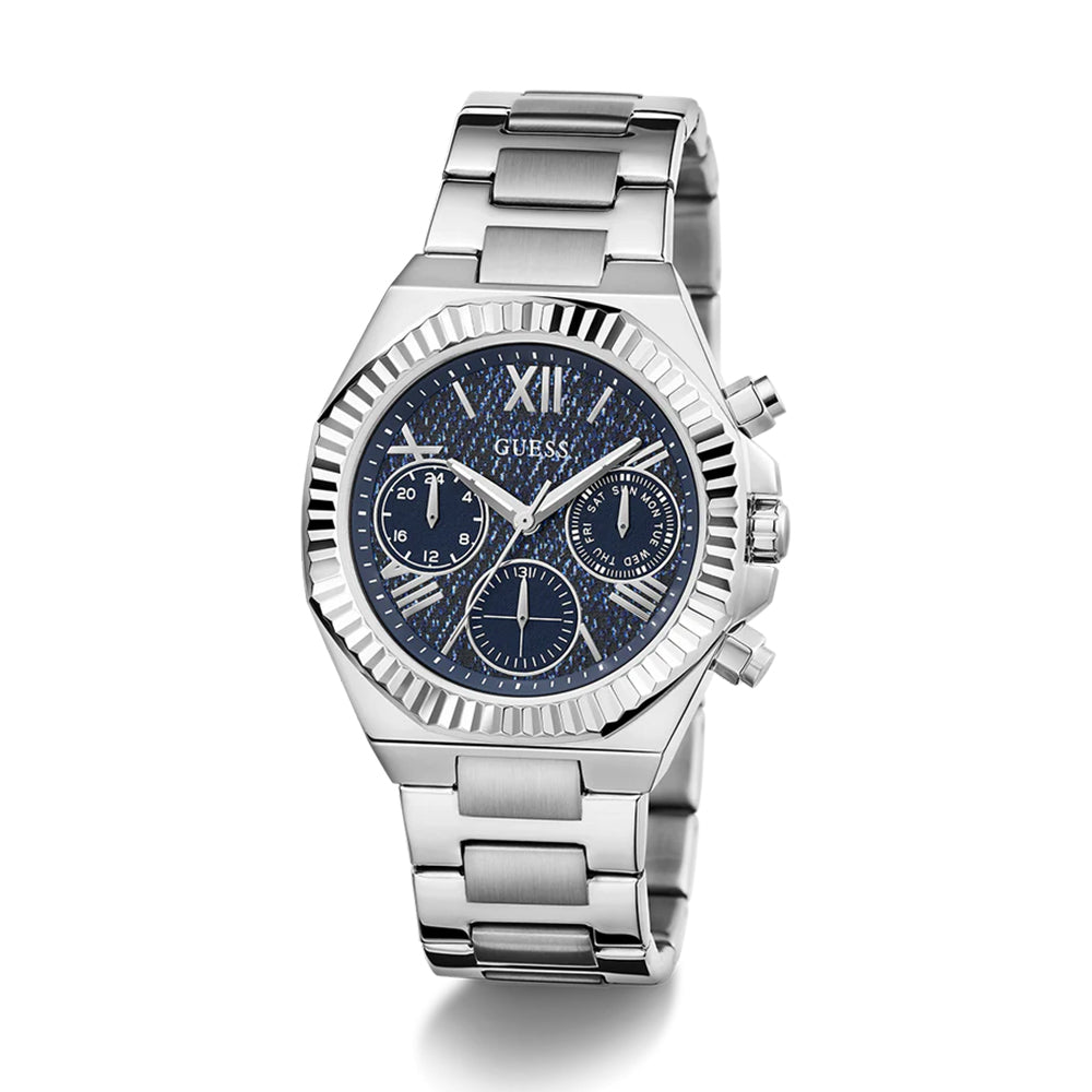 Guess Ladies Silver Tone Multi-function Watch GW0769L1 - Image 3