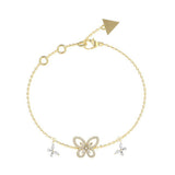 Guess Lily Gold Crystal Bracelet For Women JUBB05113JWYGS