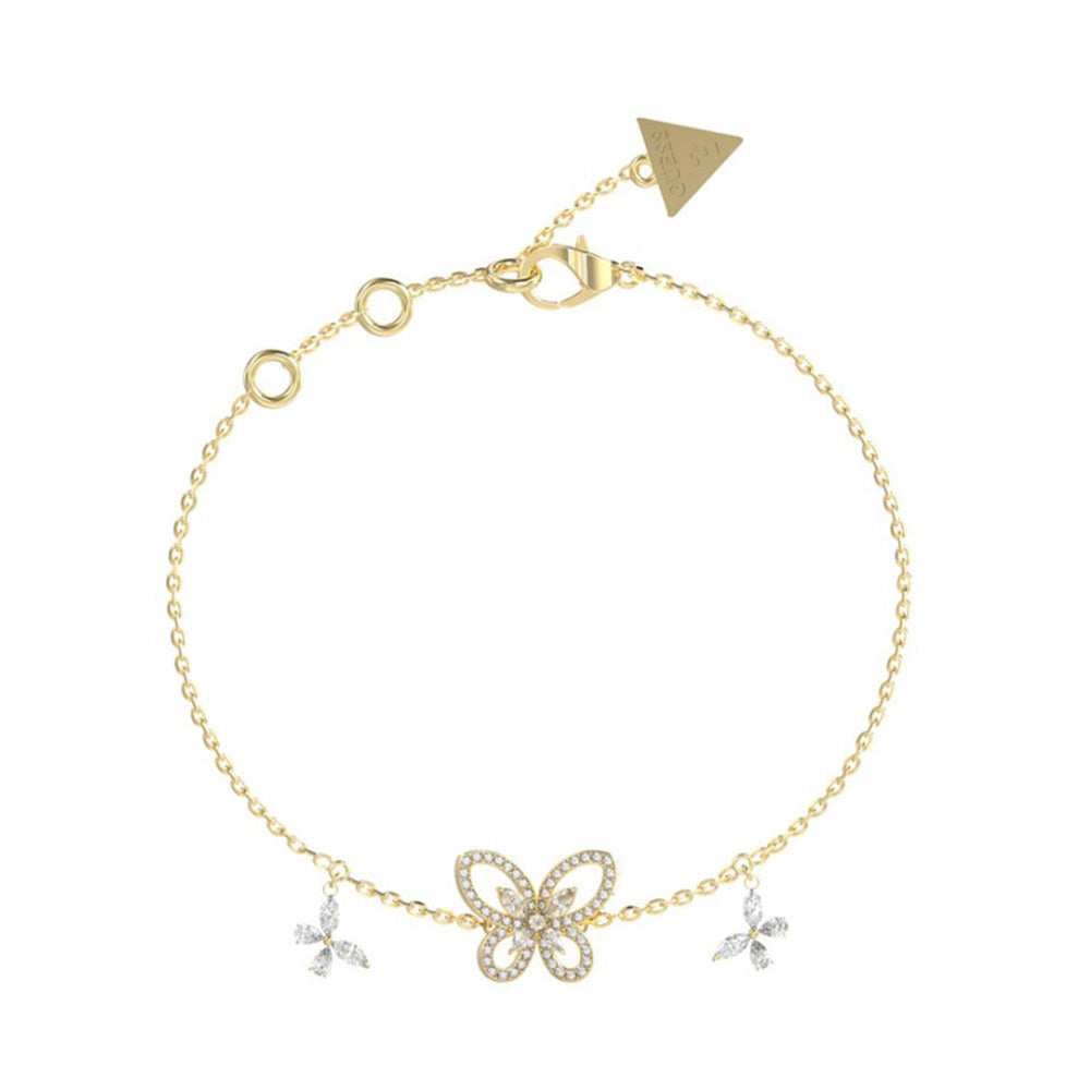 Guess Lily Gold Crystal Bracelet For Women JUBB05113JWYGS