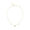 Guess Lily Gold Zirconia Necklace For Women JUBN05112JWYGT/U